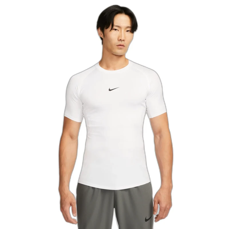 Image of Tight-fitting jersey Nike Pro Dri-FIT Blanc Male L