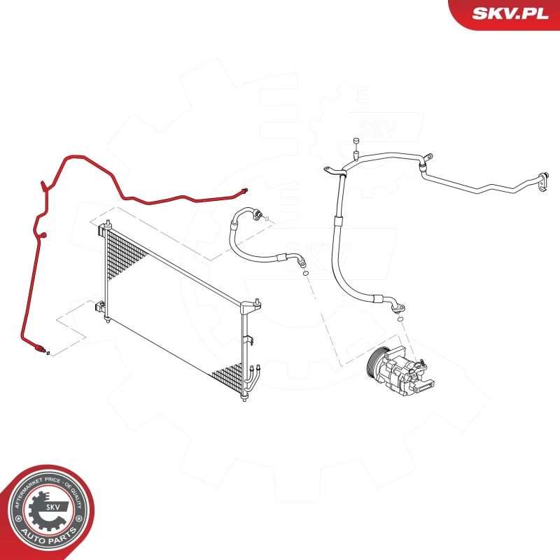 Image of ESEN SKV High- / Low Pressure Line, air conditioning ESEN SKV 54SKV678