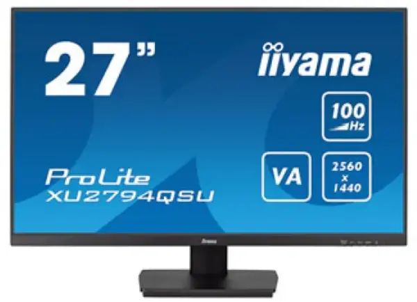 image of iiyama ProLite 27" XU2794QSU-B6 Quad HD LCD Monitor