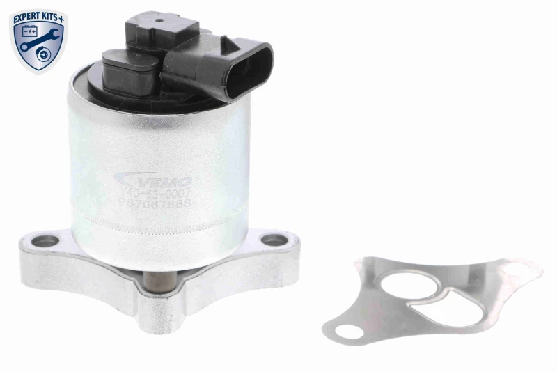Image of VEMO V40-63-0007 EGR valve Solenoid Valve, Control Unit/Software must be trained/updated, Electric, with gasket/seal EGR Valve (1145)