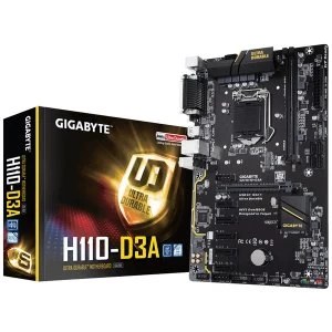 Image of Gigabyte H110-D3A H110 Express LGA 1151 (Socket H4) ATX