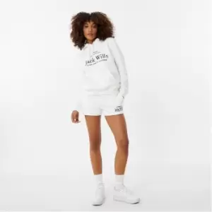 Image of Jack Wills Bea Logo Sweat Shorts - White