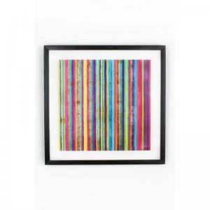 Image of Neon Stripe Framed Print