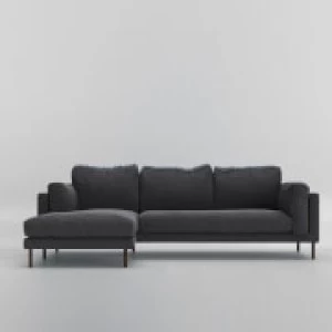 Image of Swoon Munich Smart Wool Corner Sofa - Left Hand Side - Corner Sofa - Anthracite