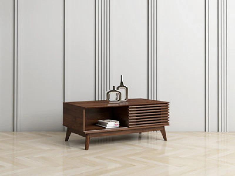 Image of Kudl Coffee Table - Brown, Brown LV41CFT4114