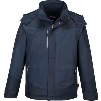 Image of Portwest - S553DNRL - sz L Radial 3 in 1 Jacket Dark Navy work wear