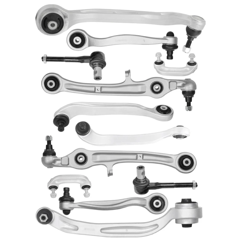 Image of RIDEX 772S0162 Control arm repair kit with suspension rod, Front Axle, Control Arm Aluminium Suspension Kit (772)