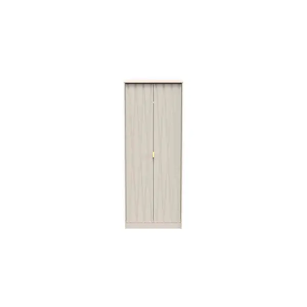 Welcome Furniture Ready Assembled Diamond 2 Door Wardrobe In Kashmir Matt