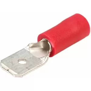 image of 6.3x0.8mm 12A Red Pushon Blade Pack of 100 - Truconnect