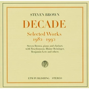 Image of Steven Brown - Decade Best Of CD