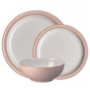 image of Elements Sorbet Pink 12 Piece Tableware Set