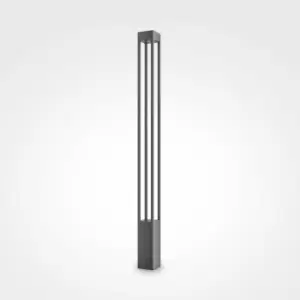 image of Maytoni Lighting - Maytoni Maytoni Elbe Outdoor Bollard Graphite, 150cm 3000K IP65