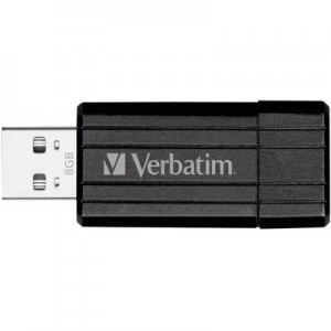 image of Verbatim PinStripe 8GB USB Flash Drive