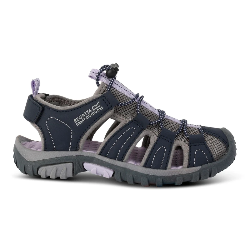 Image of Regatta Westshore Junior Sandal - Navy/Lilac Frost Navy/Lilac Frost C10