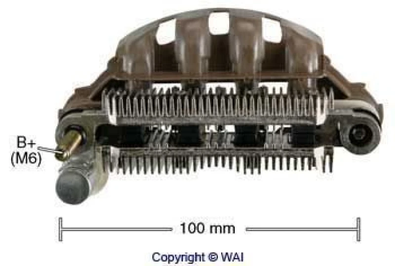 Image of WAI Rectifier, alternator WAI IMR10040