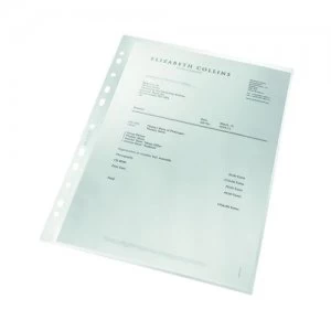 image of Leitz Pocket Recycled PP 100 micron A4 Clear (Pack of 25) 47913003