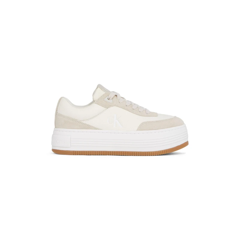 Image of Calvin Klein Jeans FLATF LOW LACE TUMB LTH - Cream Cream 7