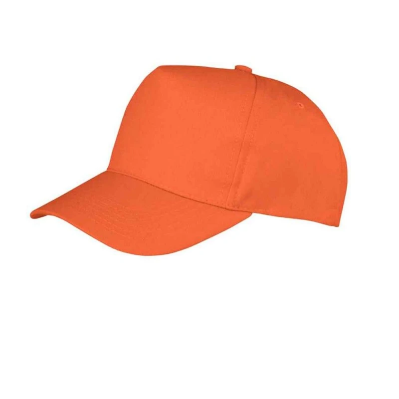 Image of Result Result Men Boston 5 Panel Baseball Cap in Orange Orange One Size Male 5063425967391