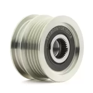 Image of RIDEX Freewheel Clutch Width: 37,4mm 1390F0052 Freewheel Clutch Alternator,Flexible Coupling Sleeve VW,AUDI,SKODA,Golf IV Schragheck (1J1),POLO (9N_)