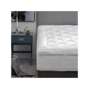 image of Belledorm Hotel Suite Premium Dual Layer Hypo Allergenic Mattress Topper, Double