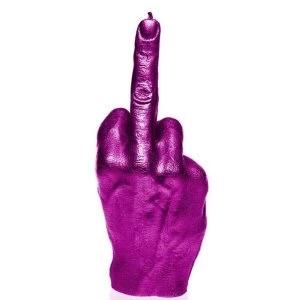 Image of Pink Metallic Hand FCK Candle