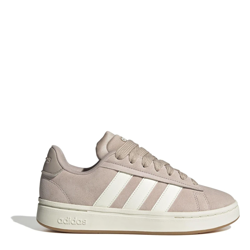 Image of adidas Grand Court Alpha 00s Low-Top Trainers Womens Pink/Cream/Gum female 5 (38)