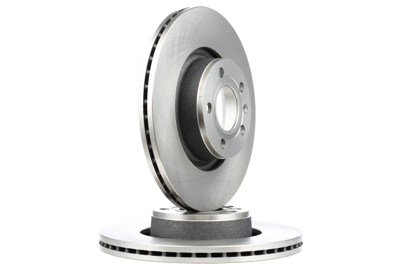 Image of RIDEX 82B0337 Brake disc Front Axle, Vented, Cast Iron, Uncoated, Untreated, without bolts/screws Cast Iron Brake Disc (82)