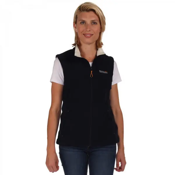 Image of Regatta Womens/Ladies Sweetness II Ligtweight Fleece Bodywarmer 24 - Bust 50' (127cm) Navy/Polar Bear RWB053-3EA-24