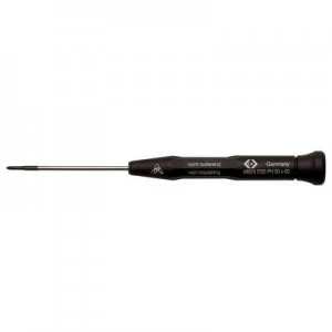 image of C.K. T4882X1 ESD ESD Pillips screwdriver PH 1 Blade length: 80 mm DIN EN 61340-2