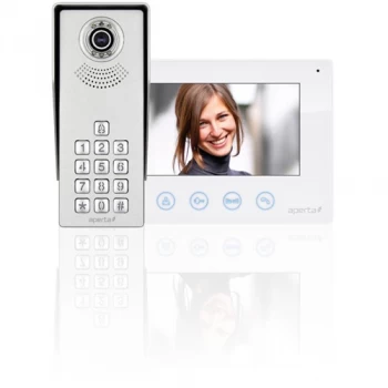 Image of ESP Aperta Single Way Colour Video Door Entry System Kit With Keypad