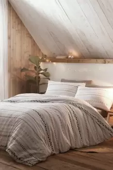 image of Cabin Stripe Duvet Cover and Pillowcase