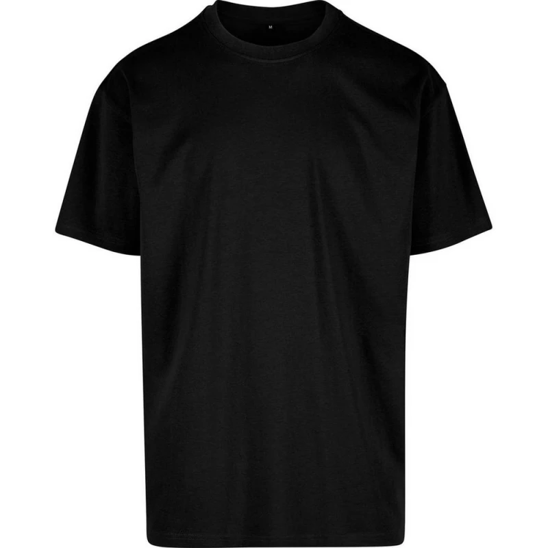 Image of Build Your Brand Mens Basic Light Loose T-Shirt in Black Size: Large Black Male L