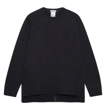 Image of Helmut Lang Belted Long Sleeve Tee - basalt Black -
