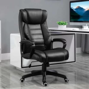 Image of Newmills High Back Executive Office Chair with 6 Point Massager, Brown