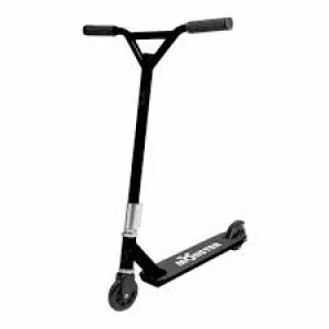 image of Charles Bentley Black Monster Lightweight Pro Stunt Scooter Handle bar: Steel alloy Y bar, Handle grip: Rubber