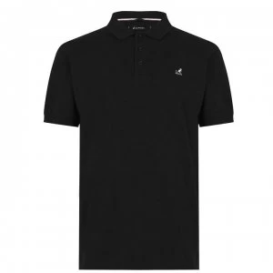 Image of Kangol Brit Fit Polo Shirt Mens - Black