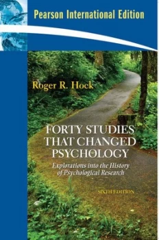 Image of Forty Studies That Changed Psychology by Roger R. Hock Paperback