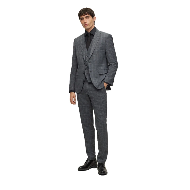 Image of Boss Mens H Jeckson Suits Grey male 36 (46)