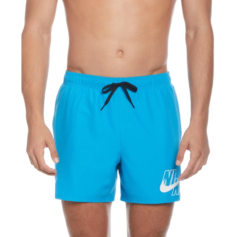 Image of Nike Logo Shorts - Blue Blue S