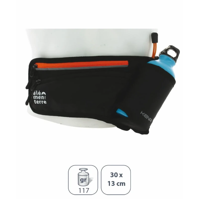 Image of Bottle-belt bag Elementerre Kenai Noir Unisex TU