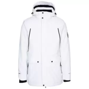 Image of Trespass Mens Harris Waterproof Jacket (S) (White)