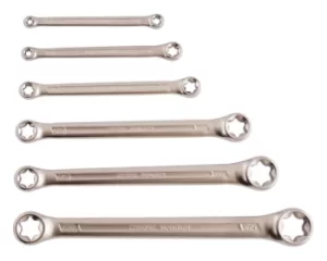 image of Laser Tools 5452 E Wrench Set 6pc Chrome Vanadium