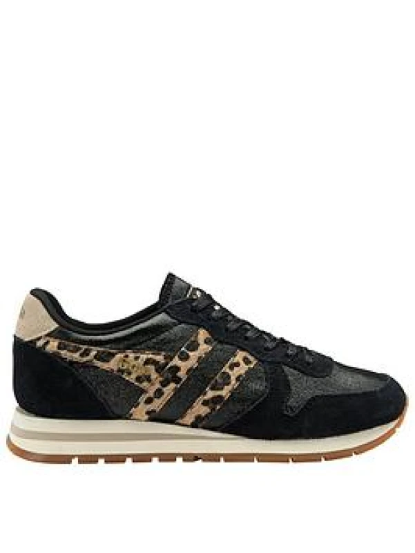 Image of Gola Womens suede Trainers Gola Daytona Blaze II Noir Female 41
