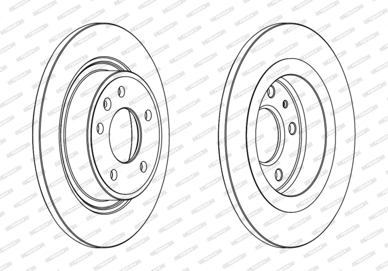 Image of Brake disc FERODO DDF1871C