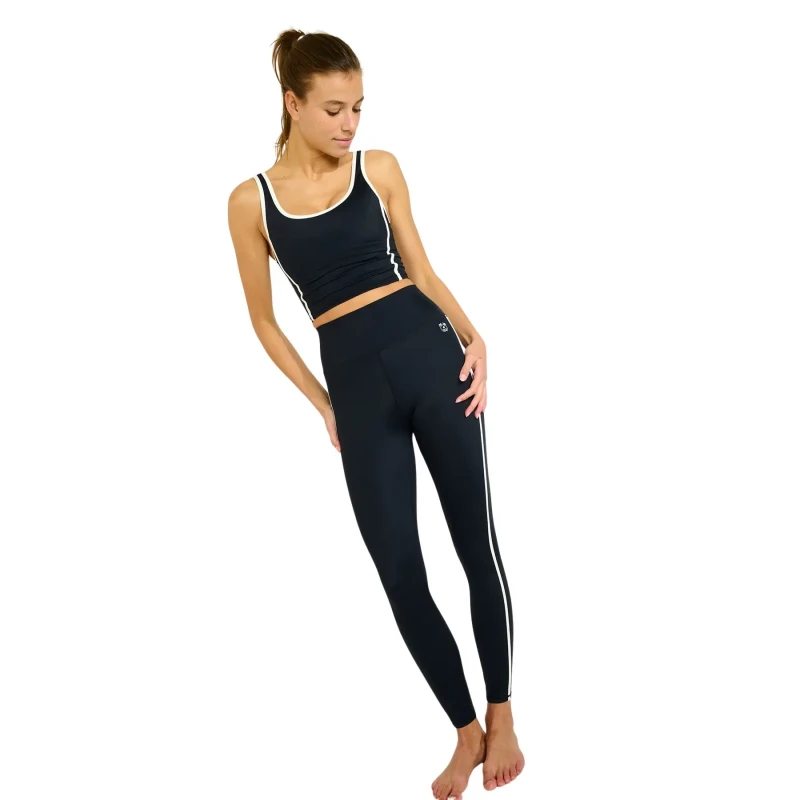 Image of banana moon Womens leggings Banana Moon Lift Wellflow Noir Female S