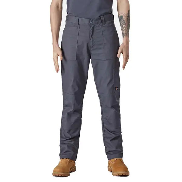 Image of Dickies Mens Action Knee Pad Flex Work Trousers 34R - Waist 34', Inside Leg 32' Thunder Grey DIC057-TGRE-34R