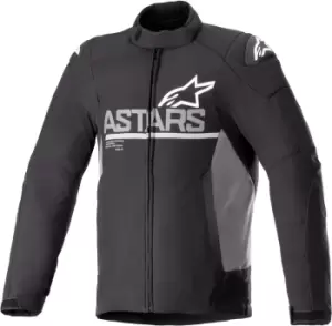Image of Alpinestars SMX waterproof Motorcycle Textile Jacket, black-grey, Size S, black-grey, Size S