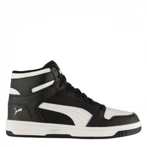 Puma Rebound Lay Up SL High Top Trainers Mens - Black/White