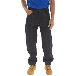 Image of Click Workwear Work Trousers Black 46 Ref AWTBL46 Up to 3 Day Leadtime