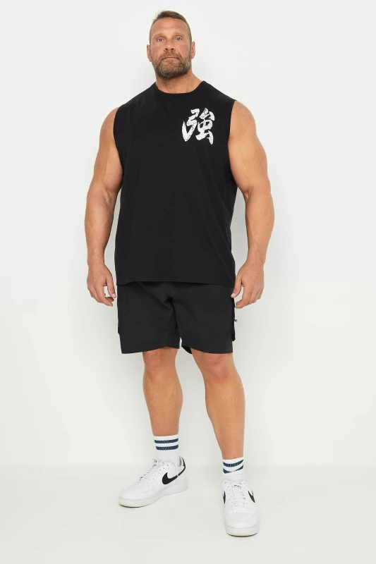 Image of BadRhino Crinkle Nylon Cargo Shorts Black